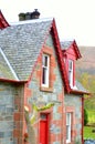 Colorful scenic view of the Scottish highlands in summer Royalty Free Stock Photo