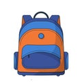 Colorful school bag