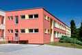 Colorful school building