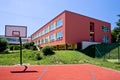 Colorful school building