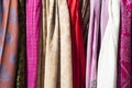 Colorful scarves Royalty Free Stock Photo