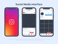 Smartphone design with social media interface