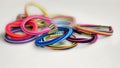 Colorful scrunchy Royalty Free Stock Photo