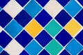 Colorful seamless ceramic tiles