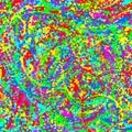 Colorful seamless confetti pattern