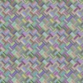 Colorful seamless diagonal rectangle pattern - mosaic background Royalty Free Stock Photo