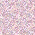 Colorful seamless diagonal rectangle pattern - vector mosaic background Royalty Free Stock Photo