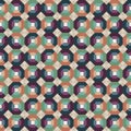 Colorful Seamless Octagon Background Pattern