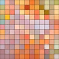 Colorful seamless patchwork pattern from stitched square snippets