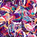 Colorful seamless pattern. Abstract briht wallpaper Royalty Free Stock Photo