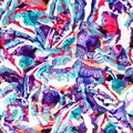 Colorful seamless pattern. Abstract briht wallpaper Royalty Free Stock Photo