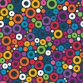 Colorful seamless pattern with circles.