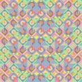 Colorful Seamless Pattern With Circles and Rhombus, Abstract, Illustrator Pattern Wallpaper