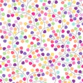 Colorful seamless pattern with leaves