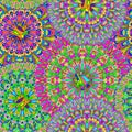 Colorful seamless pattern mandala.
