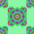 Colorful seamless pattern mandala, can be used for wallpaper, pattern fills