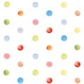 Colorful Seamless pattern with multicolored confetti.