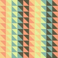 Colorful seamless stripes lines with triangles and diamond