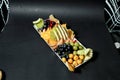 Fresh Fruit Tray on Table Royalty Free Stock Photo