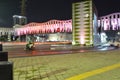 Colorful in the Senen area, Central Jakarta at night