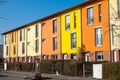 Colorful serial housing near Berlin