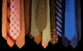 Colorful set of neckties