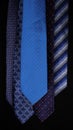 Colorful set of neckties