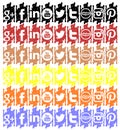 Colorful Set of social networks icons isolated