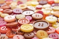 Colorful sewing buttons background Royalty Free Stock Photo