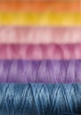 Colorful sewing thread Royalty Free Stock Photo
