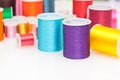 Colorful sewing thread