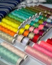 Colorful sewing threads