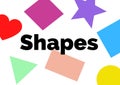 Colorful Shapes Flashcard Illustrative Figurative - 1