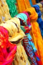 Colorful shawls Royalty Free Stock Photo