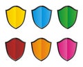 Colorful shield