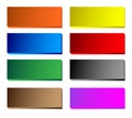 Colorful shiny buttons Royalty Free Stock Photo