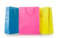 Colorful shopping bags in paper Royalty Free Stock Photo