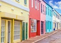 Colorful Shops in Bermuda Royalty Free Stock Photo