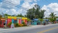 Colorful shops on Pine Island Road