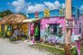 Colorful shops on Pine Island Road