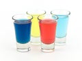 Colorful Shot Glasses Royalty Free Stock Photo