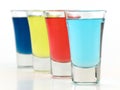 Colorful Shot Glasses Royalty Free Stock Photo