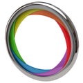 Colorful shutter frame Royalty Free Stock Photo
