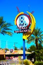 A colorful sign at arts district in downtown Las Vegas.