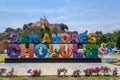 Colorful Sign for San Andres de Cholula