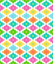 Colorful simple ethnic geometric kilim seamless pattern, vector