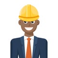 Colorful simple flat vector of engineer