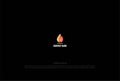 Colorful Simple Minimalist Fire Flame for Energy Logo Design Vector