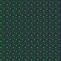 Simple vector pixel art seamless pattern of minimalistic neon green crosses on black background Royalty Free Stock Photo