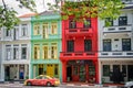 Colorful Singapore traditional houses